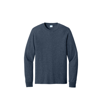 Custom Print Port & Co. Youth Long Sleeve Core Cotton Tee