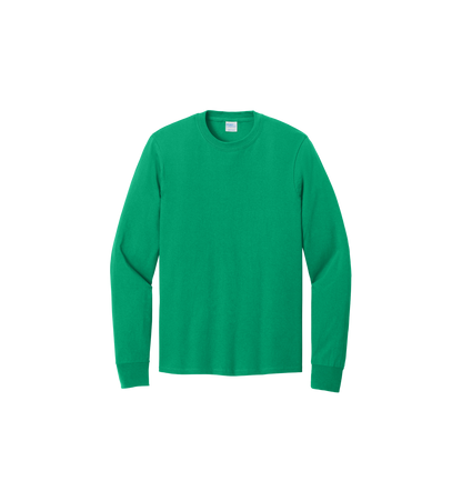 Custom Print Port & Co. Youth Long Sleeve Core Cotton Tee
