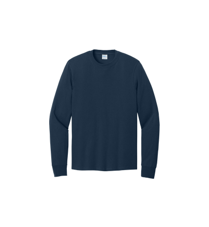 Custom Print Port & Co. Youth Long Sleeve Core Cotton Tee