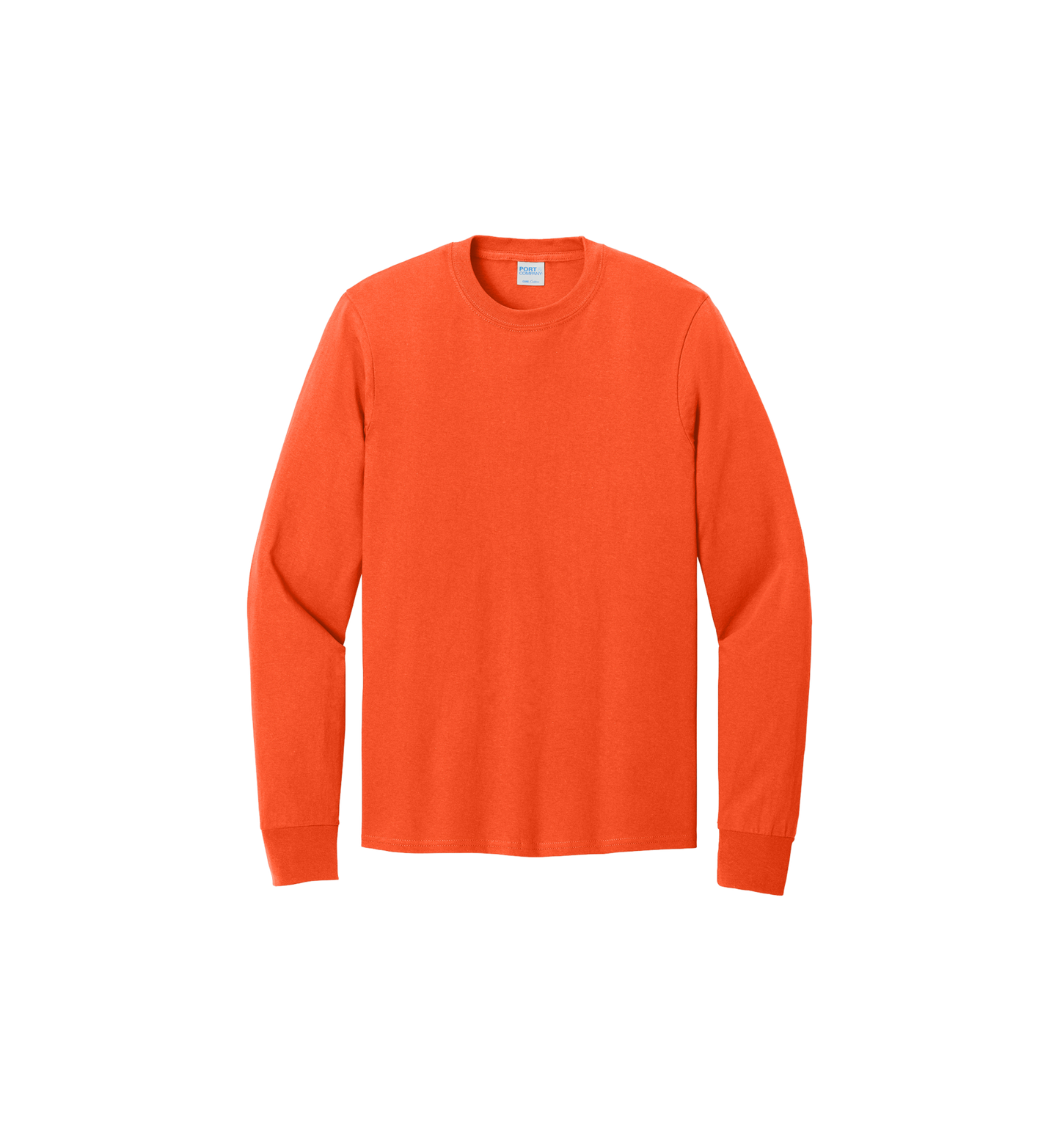 Custom Print Port & Co. Youth Long Sleeve Core Cotton Tee