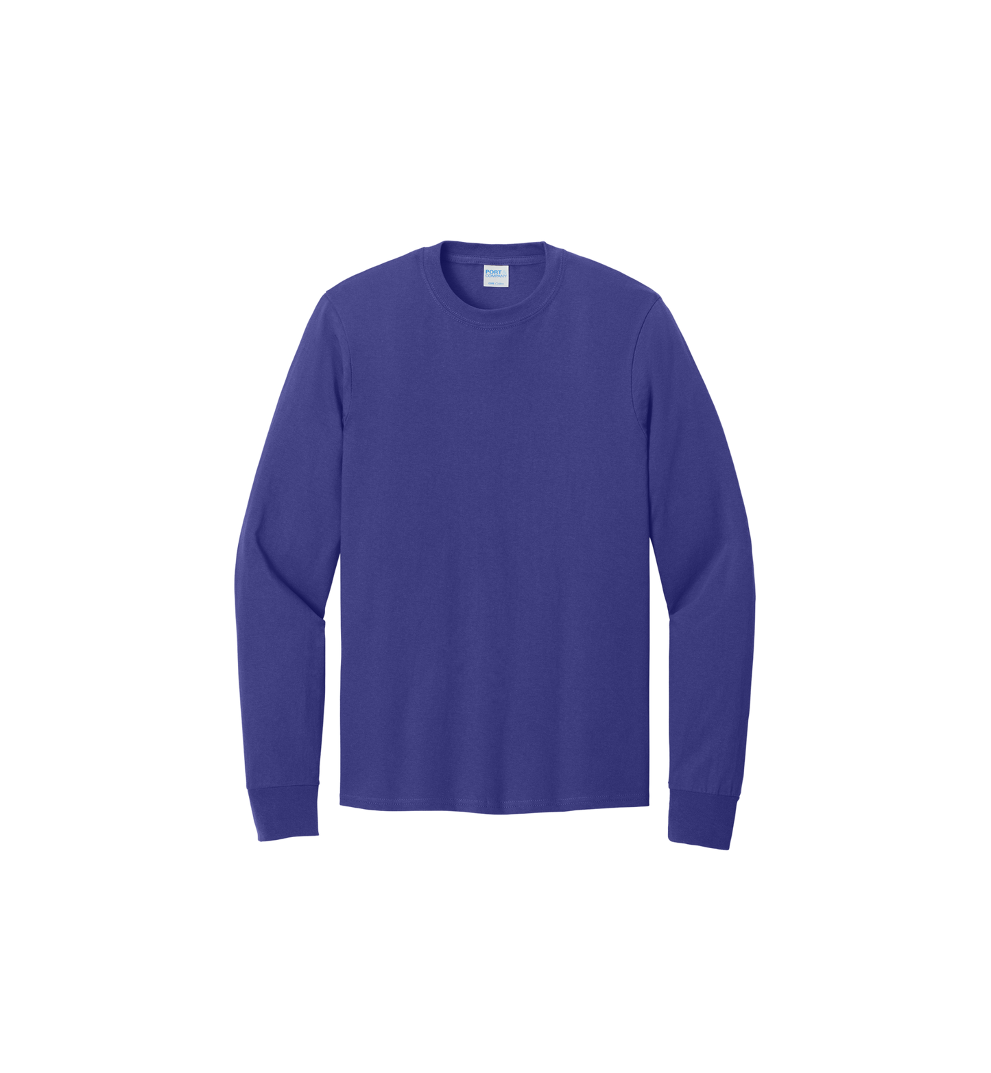 Custom Print Port & Co. Youth Long Sleeve Core Cotton Tee