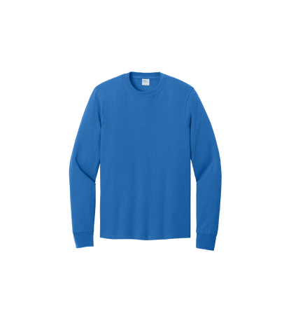 Custom Print Port & Co. Youth Long Sleeve Core Cotton Tee