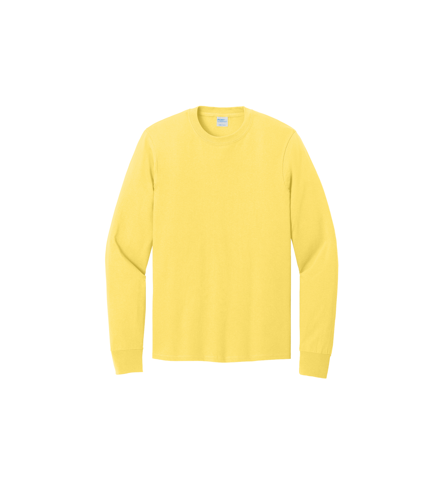 Custom Print Port & Co. Youth Long Sleeve Core Cotton Tee