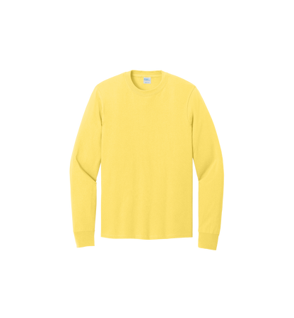 Custom Print Port & Co. Youth Long Sleeve Core Cotton Tee