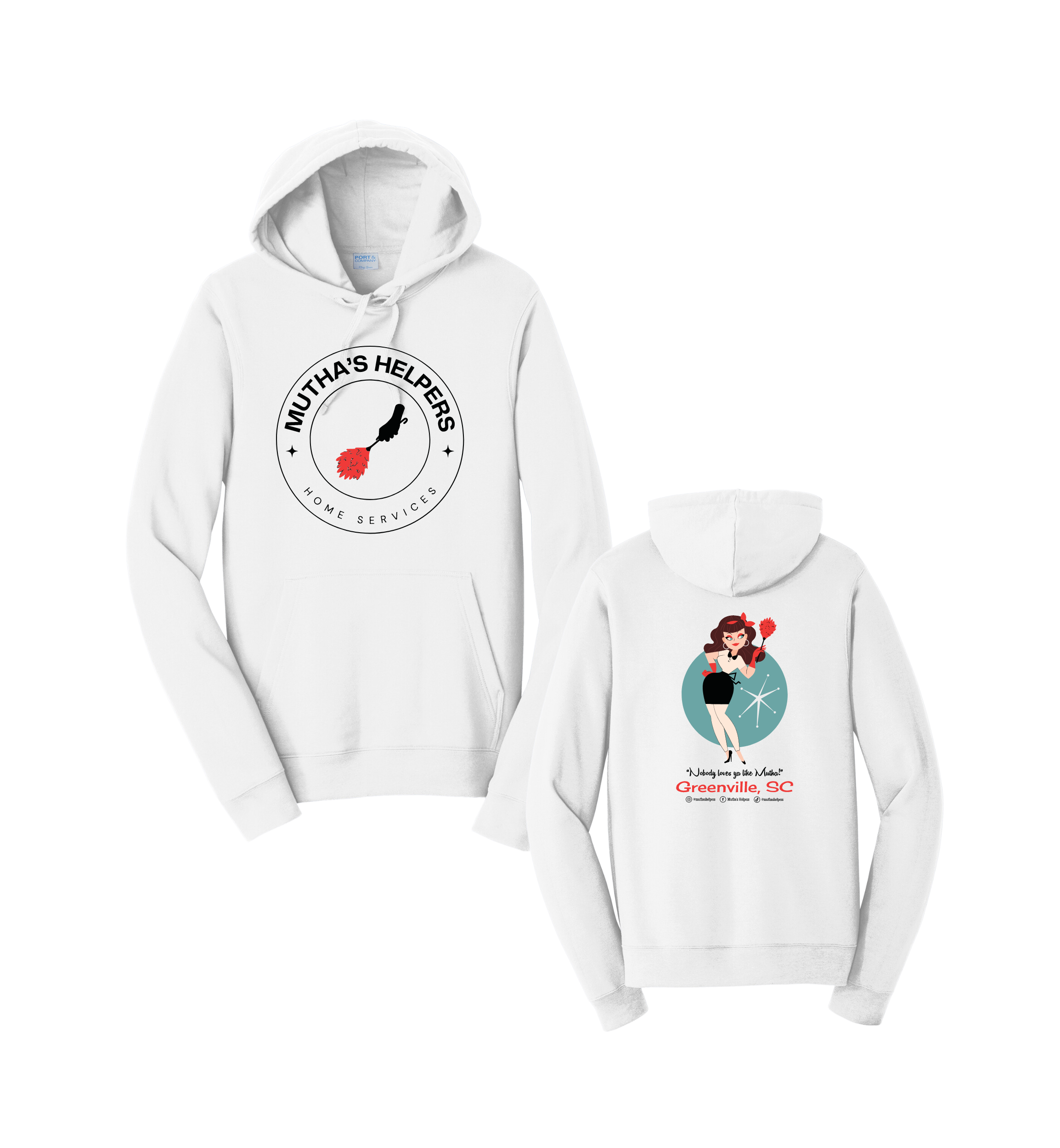Mutha's Helpers Classic Hoodie – Valcom Family Apparel Printing