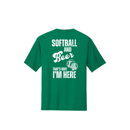 Softball & Beer Port & Company® Performance Tee