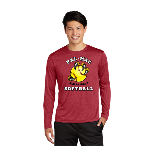PM Player Sport-Tek® Long Sleeve Heather Contender™ Tee