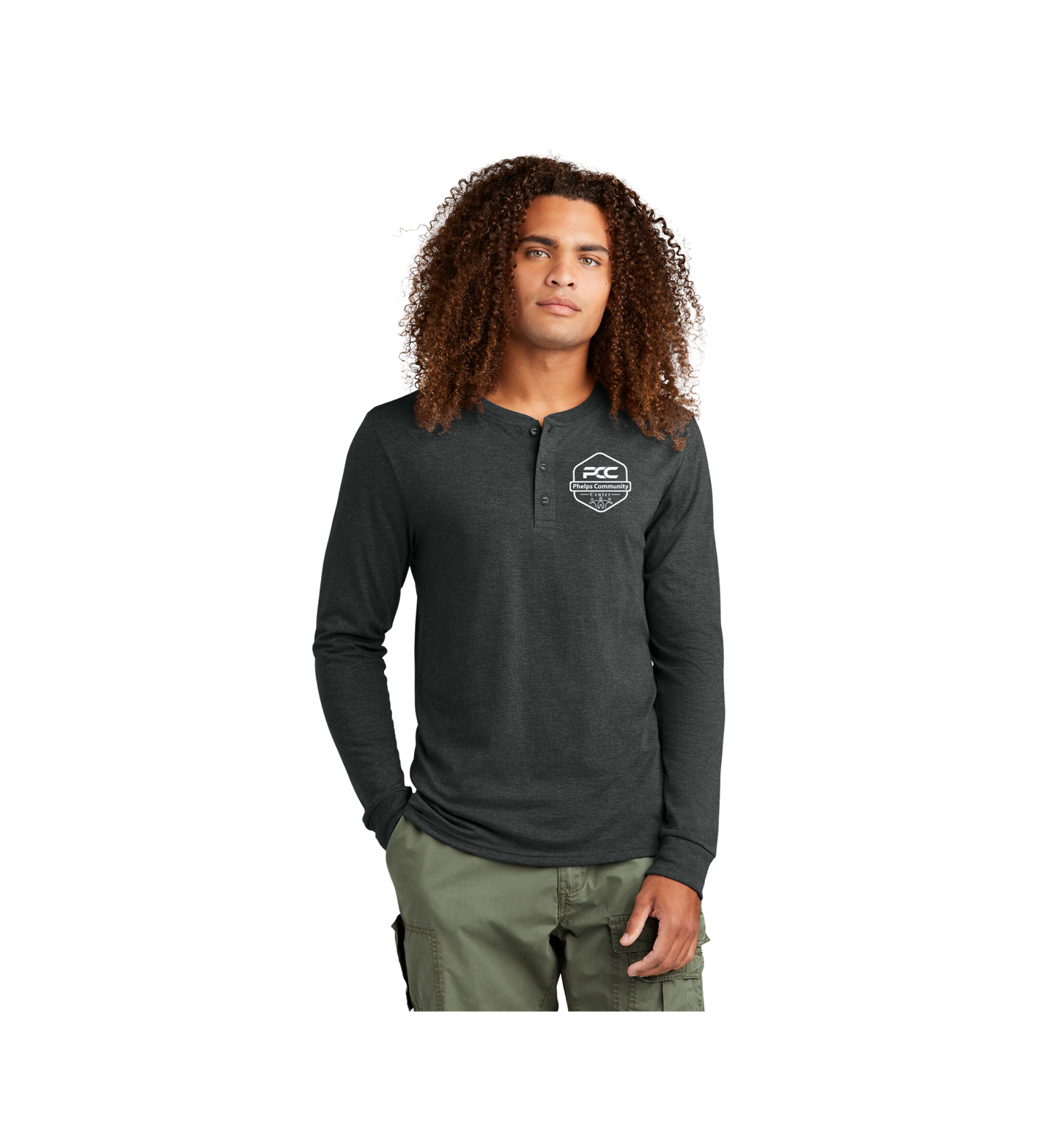 PCC District® Perfect Tri® Long Sleeve Henley