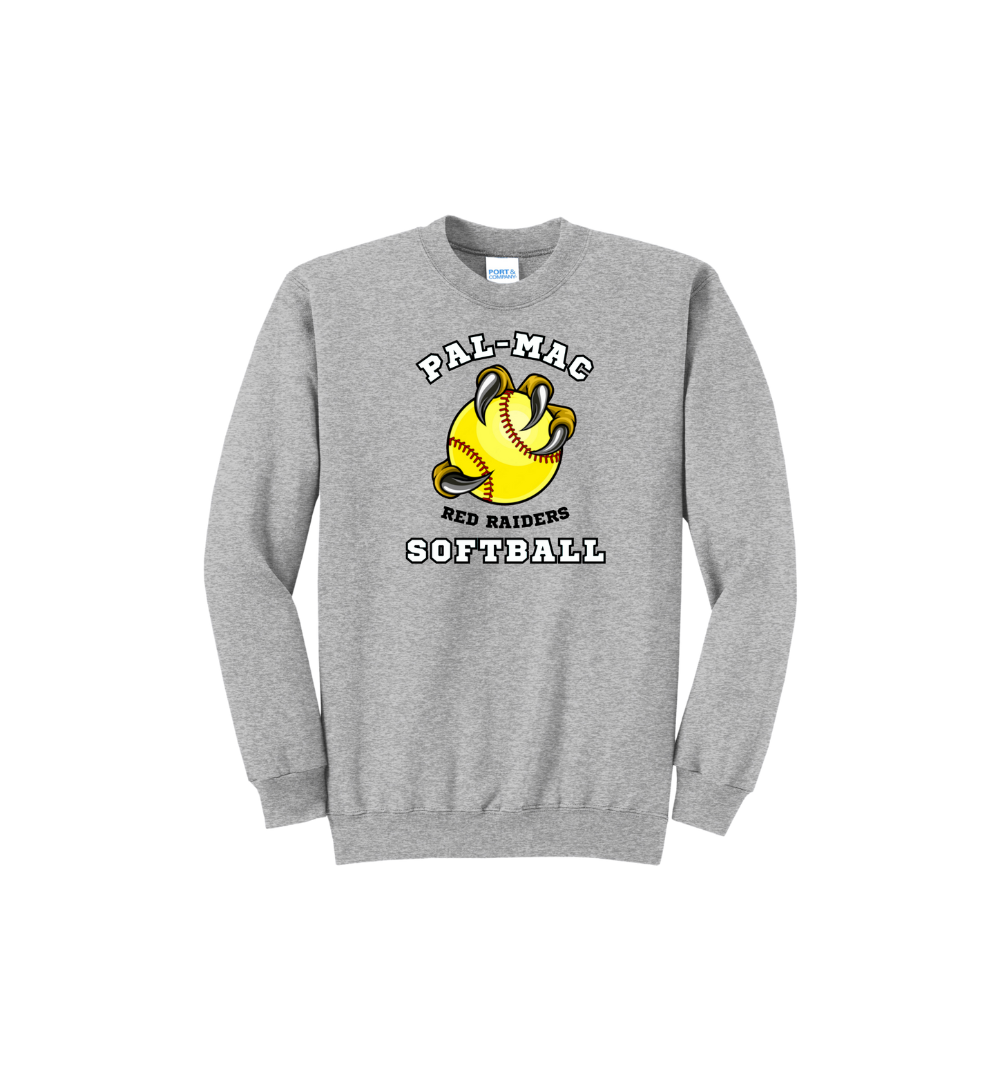 Pal-Mac Softball Fleece Crewneck Sweatshirt