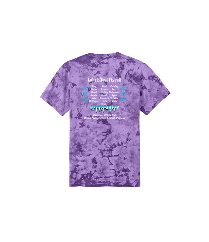 Lake Effect Flyball 2025 Black Out White Out Tee