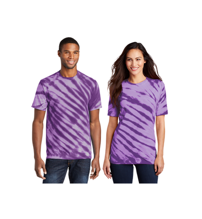 Custom Print Port & Co. Tiger Stripe Tie-Dye Tee