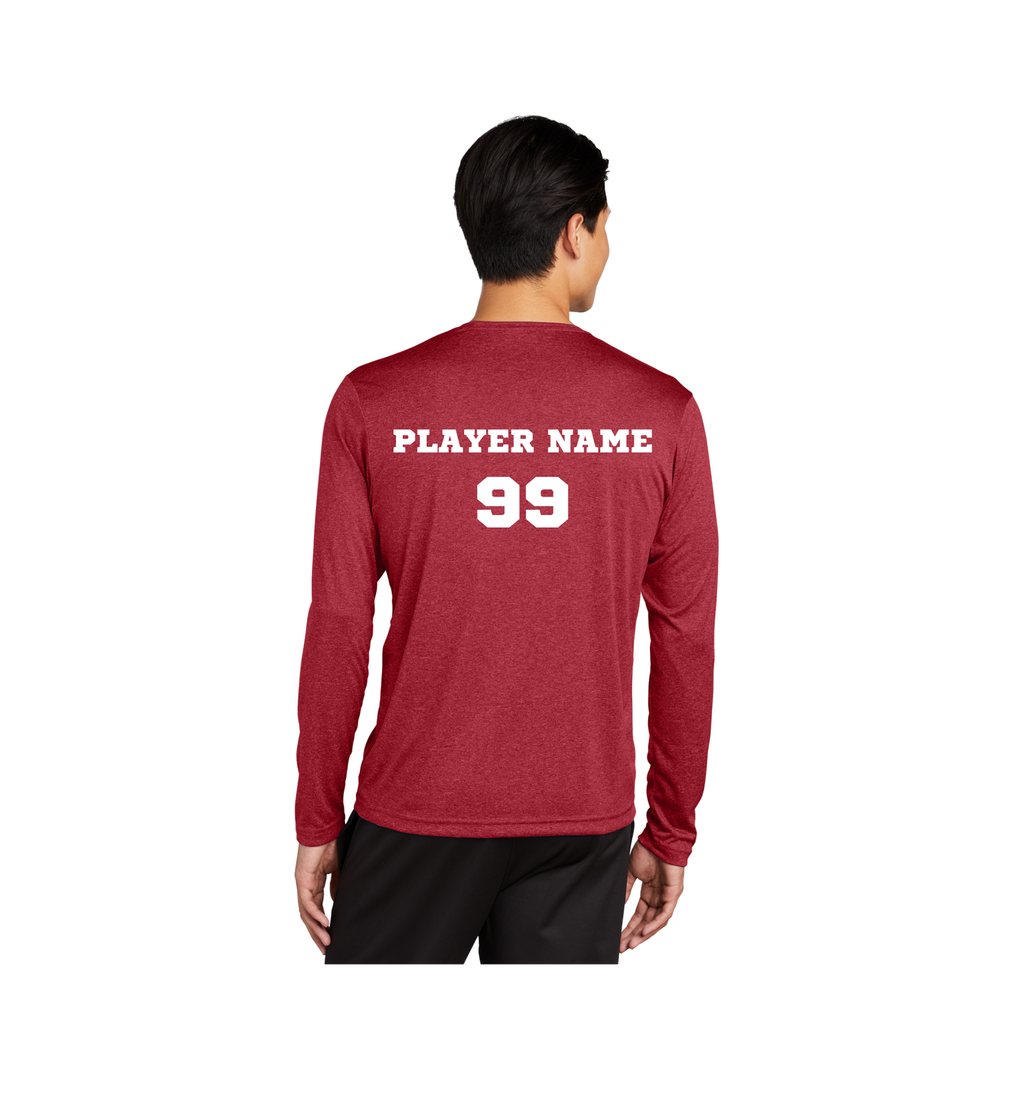 PM Player Sport-Tek® Long Sleeve Heather Contender™ Tee