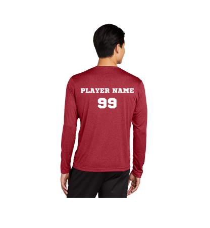 PM Player Sport-Tek® Long Sleeve Heather Contender™ Tee