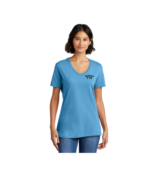 Midlakes PTO "Did someone say fun?" V Neck Tee Ladies
