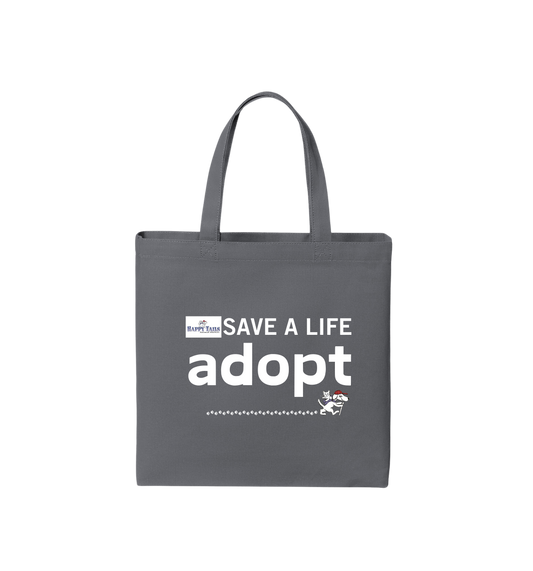 Happy Tails Fundraiser Port Authority® Heavy Cotton Canvas Tote