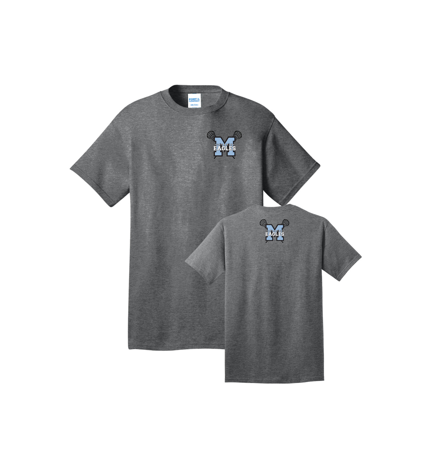 Midlakes LAX Port & Company Core Cotton Tee