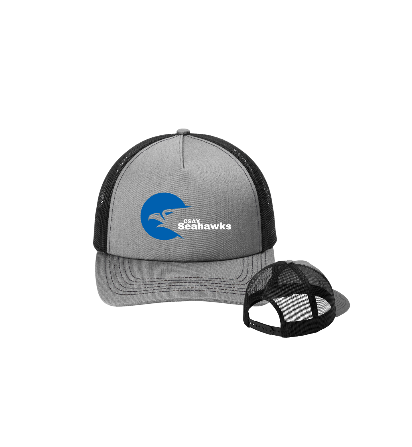 CSAY Seahawks Port Authority® Low-Profile Snapback 5-Panel Trucker Cap