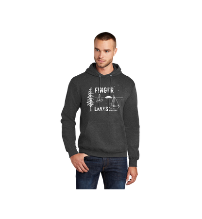 Finger Lakes New York Hoodie Seneca Lake Sailing Geneva