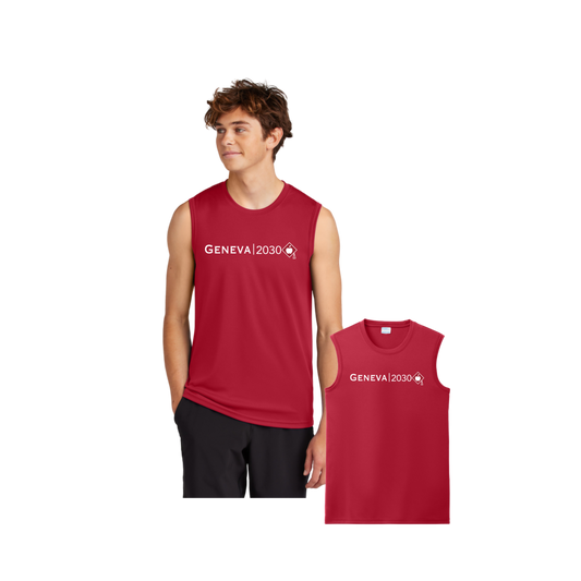 CCESL & Geneva 2030 Performance Sleeveless Tee