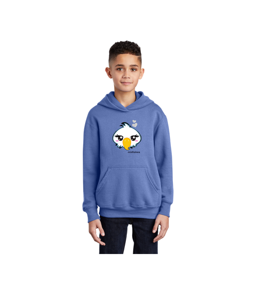 Midlakes PTO Eaglet Hoodie Design Port & Company Youth PC90YH