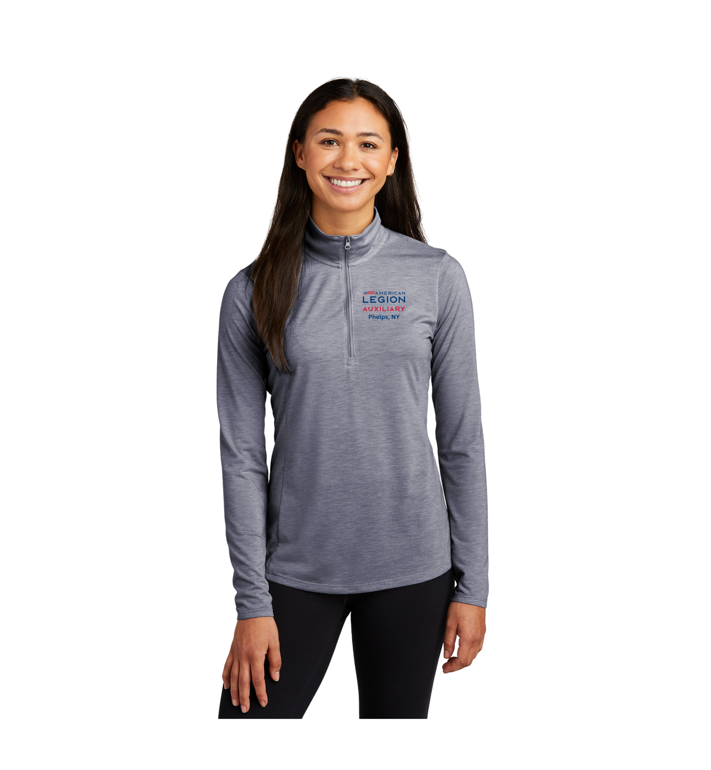 Women's Auxiliary Sport-Tek® Women's PosiCharge® Tri-Blend Wicking 1/4-Zip Pullover