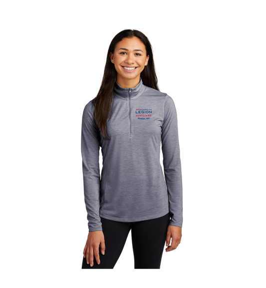 Women's Auxiliary Sport-Tek® Women's PosiCharge® Tri-Blend Wicking 1/4-Zip Pullover
