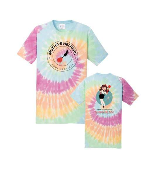 Mutha's Helpers Classic Pastel Rainbow Tee