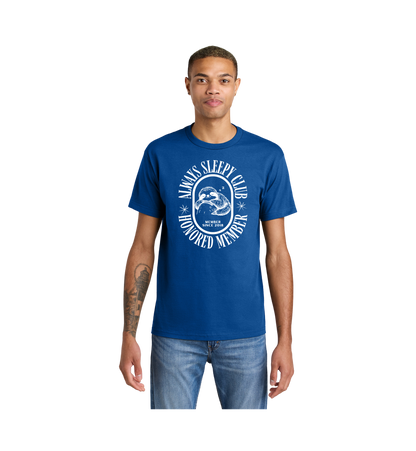 Silly Royal blue Always sleepy T Shirt