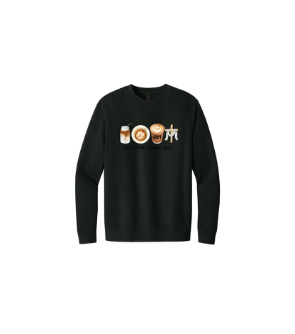 Love - Coffee - Church - Jesus District® V.I.T.™ Fleece Crew